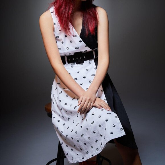 Her Universe Dresses & Skirts - Her Universe Monochrome Star Wars Symbols Retro Dress